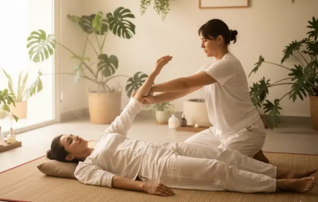 thai massage holistc routine