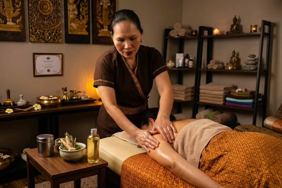 aromatherapy massage in banyan thai marbella